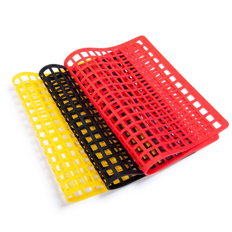 Rubber Luggage Net Window Decoration for RC Crawler Axial SCX10 90046 Wraith RR10 D90 Traxxas TRX4 Slash UDR,Black