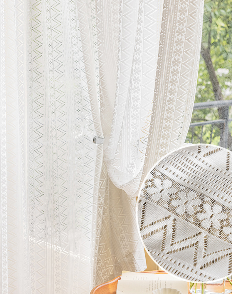 Suncreen Embroidery Curtain Sheers