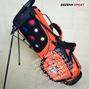 DEZENS 8.5inch Standard Ball Cart Orange Golf Bag