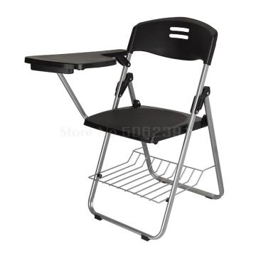 Training chair with writing board conference chair student office reporter Piano classroom folding chair 4 from the sale