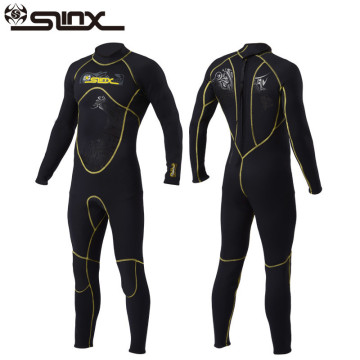 SLINX 3mm Neoprene Long Sleeve Men Wetsuit Diving Suit Winter Swimming Surfing Full Bodysuit Swimwear Diving Equipment