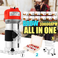 Electric Hand Trimmer Wood Laminate Router 6.35mm Small Copper Motor Carving Machine Woodworking DIY Power Tools