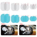 2 PCs Protective film on the rear-view side mirror with protection from glare of headlights, rain, fog, film on side mirrors auto
