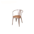 Replica Industrial Steel Tolix Wooden Dining Armchair