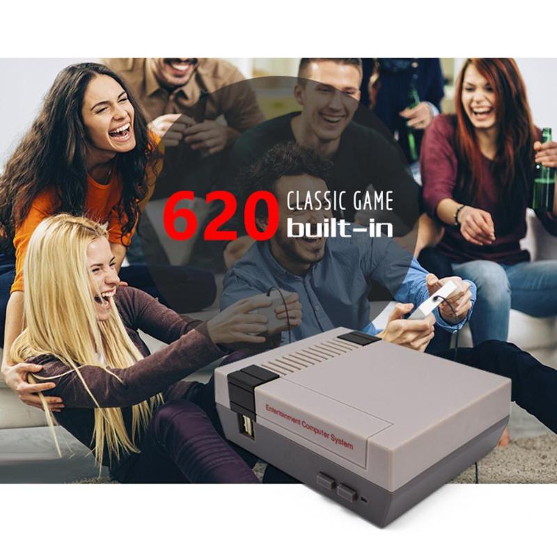 Built-In 500/620/621 Games Mini TV Game Console 8 Bit Retro Classic Handheld Gaming Player AV/HDMI-Compatible Output Video Toy