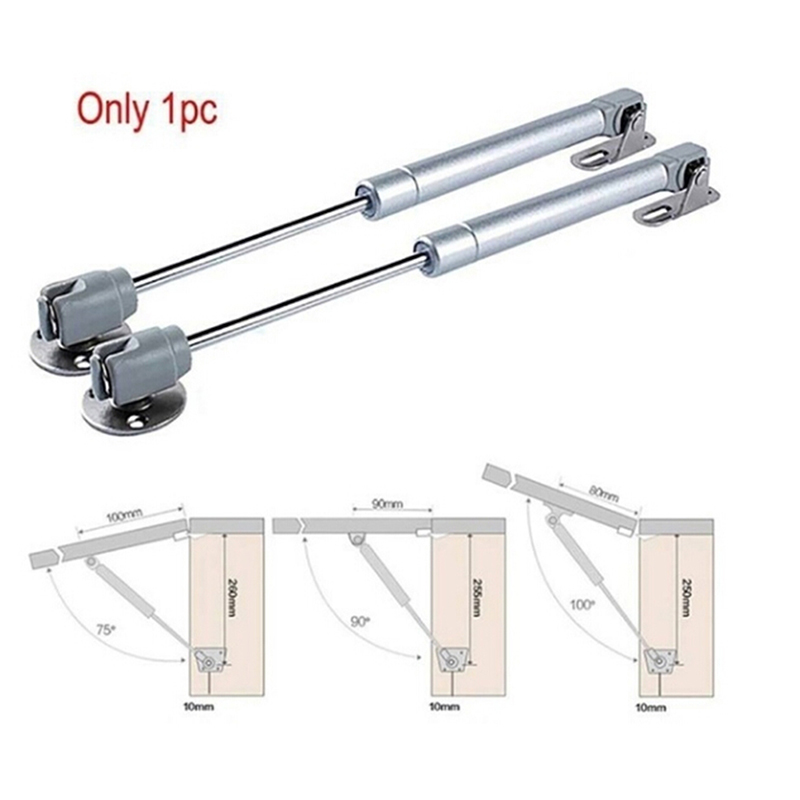 New 200/300/20/30/40/50N Furniture Cabinet Door Stay Soft Close Hinge Hydraulic Gas Lift Strut Support Rod Pressure