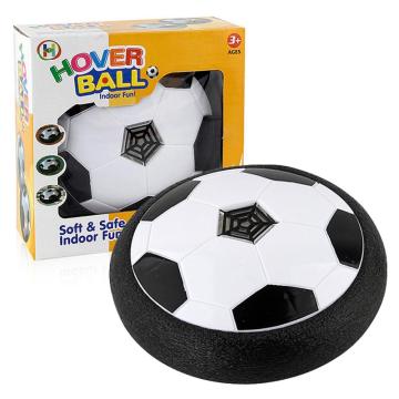 Kids Levitate Suspending Soccer Ball Air Cushion Floating Foam Football With LED Light Music Gliding Christmas Sports Gifts