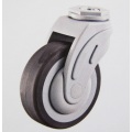 Plastic swivel bolt hole medical caster wheels