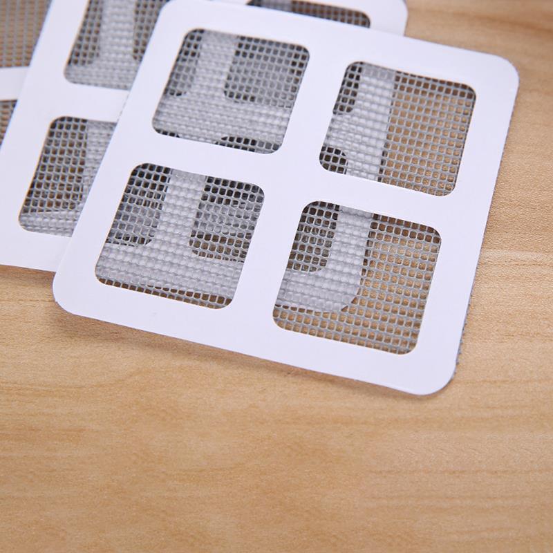 20pcs Summer Anti-Mosquito Fill In The Loophole Mosquito Window Screen Sticker Home Anti Mosquito Repair Screen Patch Stickers