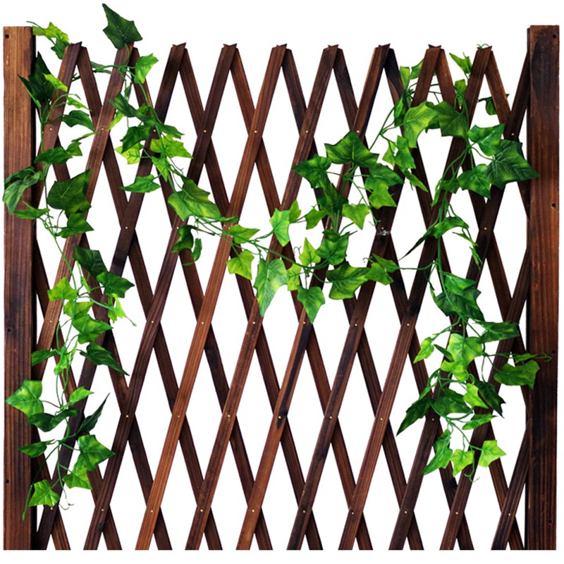 250cm Artificial Silk Plastic Simulation Climbing Vines Green Leaf Ivy Rattan for Home Decor Party Birthday Wedding Decoration