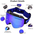 Magnetic Double Layer Polarized Lens Ski Goggles Anti-fog UV400 Snowboard Skiing Goggles for Men Women Ski Glasses Eyewear