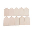 50pcs Blank Plywood Bookmark Tags Labels Wedding Party Decorations Wooden with String Hanging