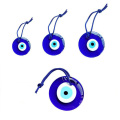Fashion Turkish Blue Evil Eye Keychain Lucky Evil Eye Charm Pendant Gift Fit DIY Keychain Car Keyring Hanging Pendants Accessory