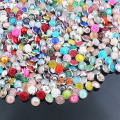 10pcs/lot New White Resin Snap Round Mini Snaps Buttons for Snaps Jewelry Fit 12mm Snap Bracelets Earring ZL221