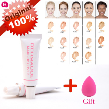 Dermacol 100% Original Concealer Waterproof Makeup Cover 4g Primer Concealer Dermacol Base Freckles Acne Marks Contour Makeup