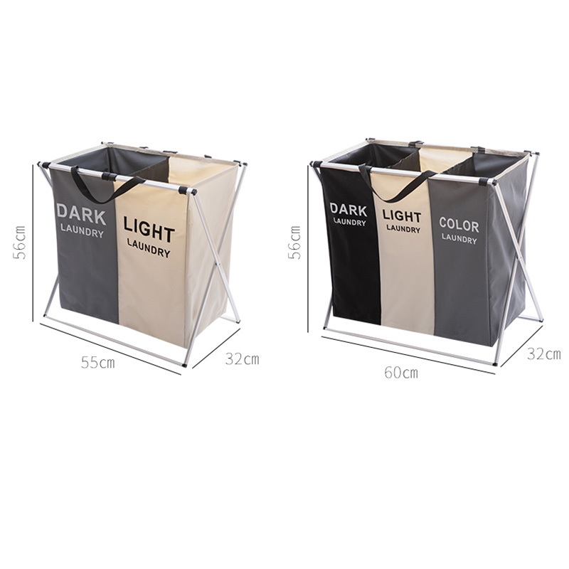 Large Laundry Basket Foldable Sorter Dirty Clothes Laundry Hamper Collapsible Home Organizer Toys Storage Clothes Basket