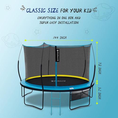 Best SkyBound 12FT Trampoline with Enclosure Manufacturer SkyBound 12FT Trampoline with Enclosure from China