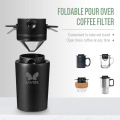 Coffee Filter Coffee Machine Dripper Mug Foldable Coffee Tea Maker Mesh Holder Coffeeware Reusable Stainless Steel Drip Tool