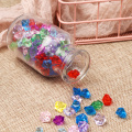 50Pcs/bag Colorful 1.4*1.1cm Vase Filler Pebble Aquarium Acrylic Stones Crystal Ice Cubes Decor Fish Tank Home Ornament
