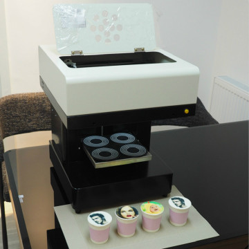 Direct sales of factories 4 cups Selfies Coffee Printer Milk tea Yogurt Cake Printing Machine