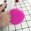 1Pc Rose Red Heart Shape Washing Pad Brush Scrubber Silica Gel Cleaning Board Mat Makeup Brushes Light Wash Cosmetic Remove Tool