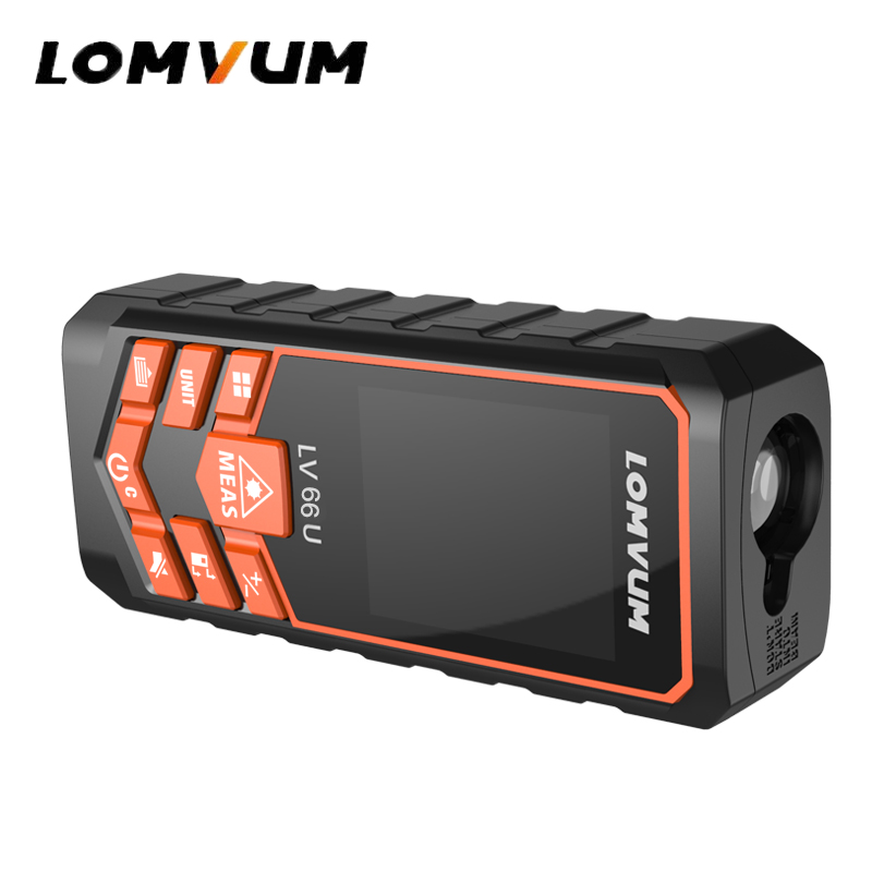 LOMVUM Laser Range Finder LV66U Auto Level Distance Meter Electronic Analysis Measuring Instrument Rangefinder 40m 80m 100m120m