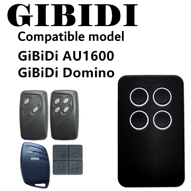 GiBiDi AU1600 , GiBiDi Domino Compatible GIBIDI replacement garage door remote control