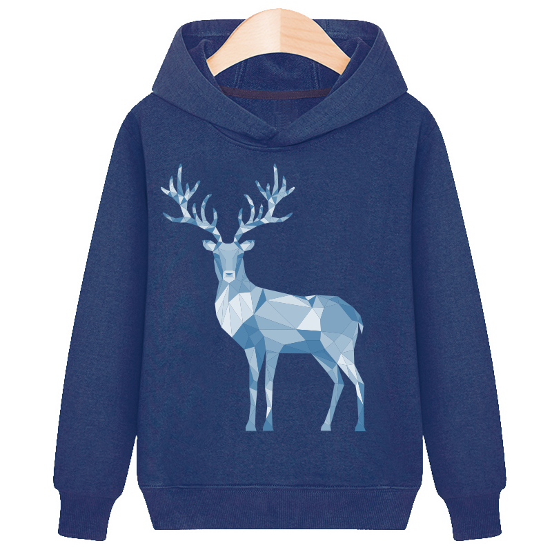 Sweatshirts Hoodies Cartoon Clothing Toddlers Teenage Boys Girls Kids Unisex Children Tops Clothes Clothing Print Deer Autumn