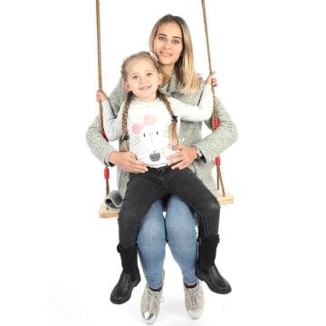Adult Children's Swing Seat High-quality Polished Four-board Anticorrosive Wood Outdoor Indoor Idyllic Environmental Swing NEW