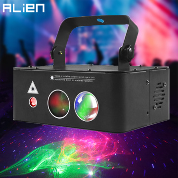 ALIEN RGB Aurora Starry Star Laser Light Projector Blue LED Water Wave Stage Lighting Effect for Party Holiday DJ Disco Xmas Bar