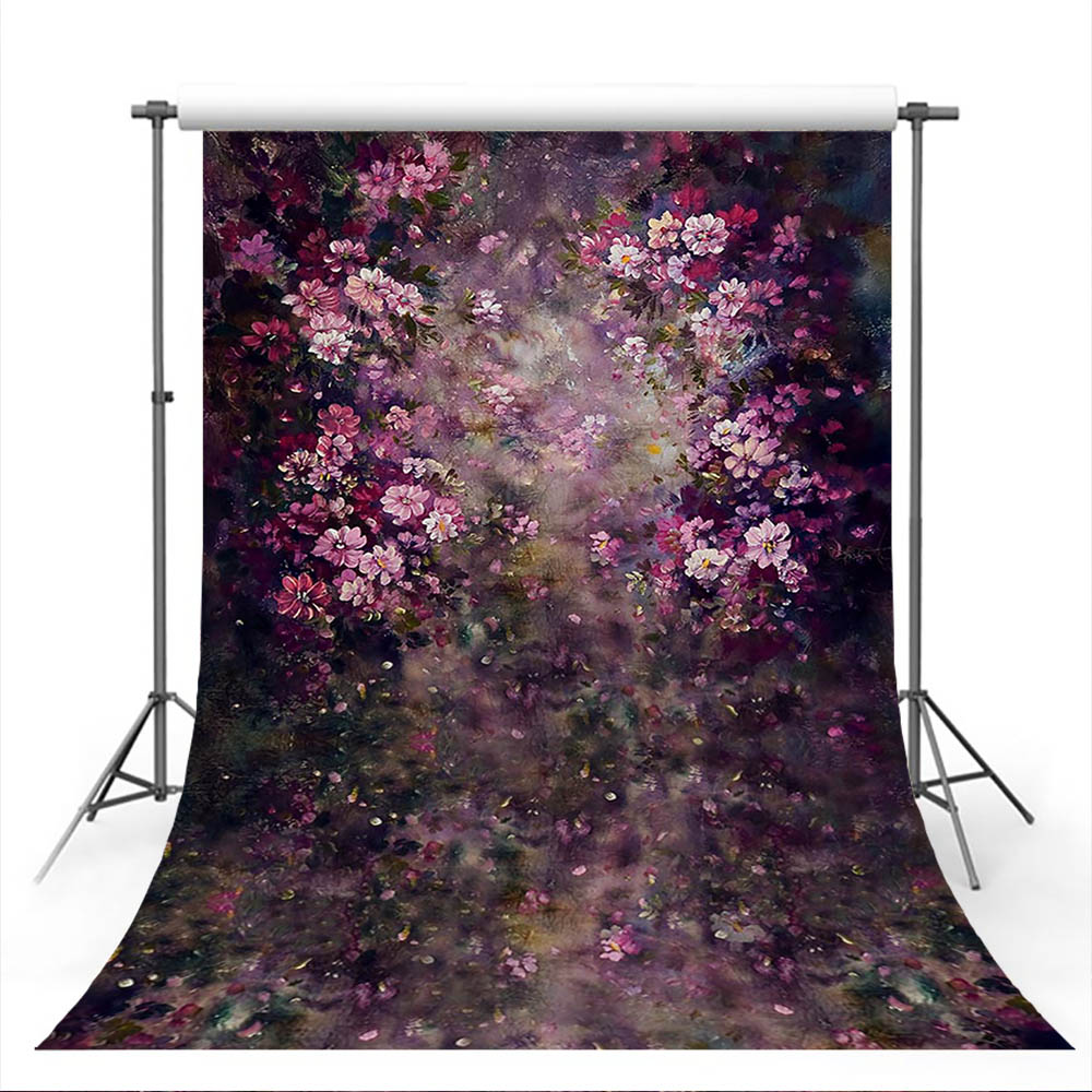 Vintage Flower Photography Backdrop Newborn Baby Children Maternity Artistic Portrait Background Photo Studio Prop