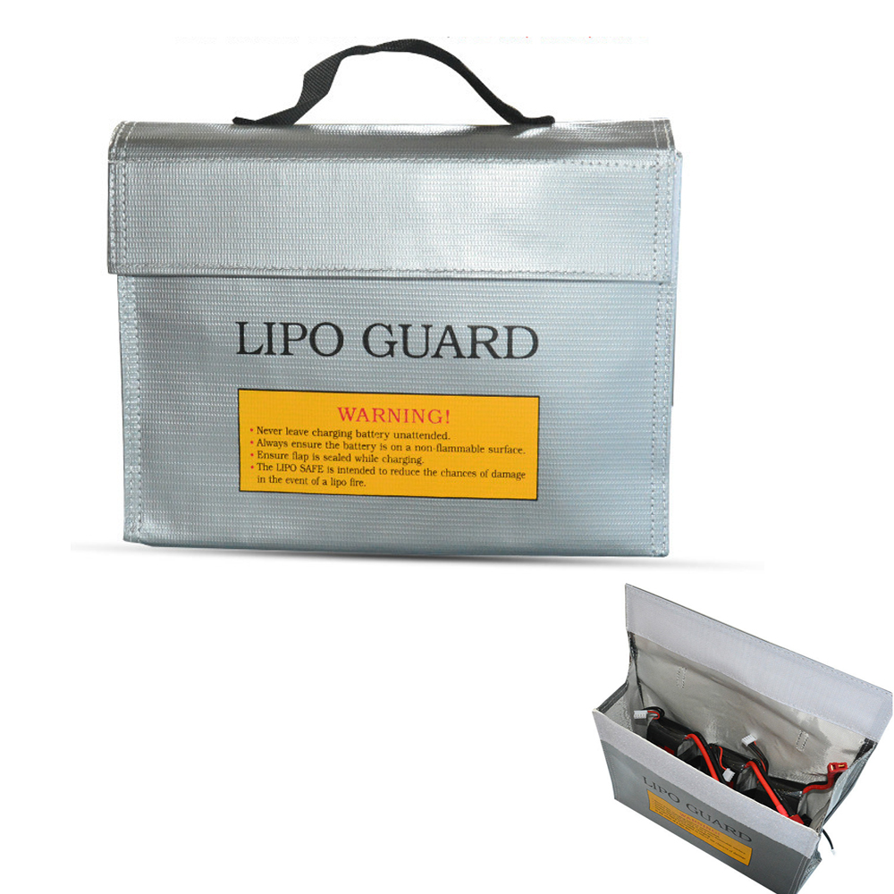 Fireproof RC LiPo Battery Safety Bag Charging Protection Explosion-proof Safe Guard Bag Sack 240 x 180 x 64MM