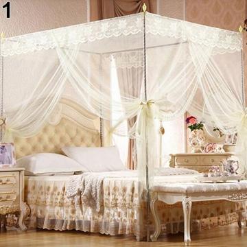 Romantic Princess Lace Canopy Mosquito Net No Frame for Twin Full Queen King Bed Bedcover Curtain For Baby Kids Reading Playing