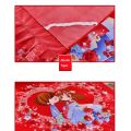 3pcs Set Soft Sanding Bedspread 1pc Printing Bed Skirt +2pcs Pillowcase Twin King Queen Size Bed Cover Wedding Bed Skirt