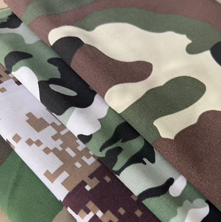 Desert camouflage fabric