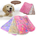 Dog Mat Soft Coral fleece Winter Warm Cushion Bed Blanket Sofa Tray Carrier Mattress For Small Medium Large Cat Pet Accessories