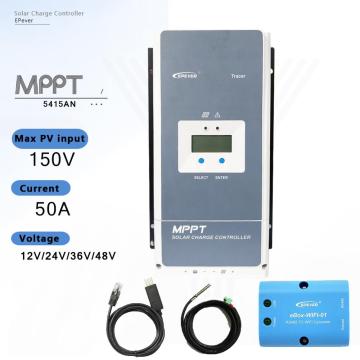 EPever Tracer5415AN 50A Solar Charger Controller MPPT 12V 24V 36V 48V Auto for Max 150V Solar Panel Input Regulator High Quality