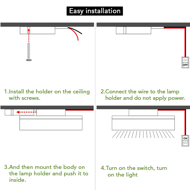 LED ceiling lights for room 18W 24W 36W 48W Cold Warm White Natural light LED fixtures ceiling lamps for living room lighting