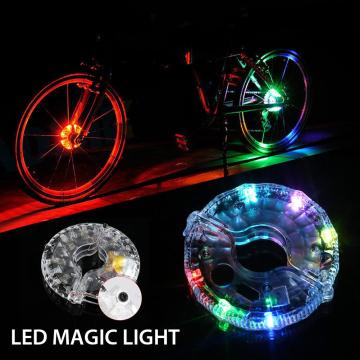 6 LED Rechargeable Bike Wheel Hub Lights Waterproof USB Cycling Spoke Lights Bicycle Safety Warning Decoration Accessories