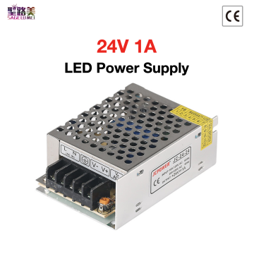 24V 1A Switching Power Supply Lighting Transformer Output DC 24V 1A 24W Switch for CCTV PSU LED Strip Light