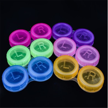 High Quality Pocket Mini Contact Lens Case Travel Kit Mirror Container Cute Portable Random Color