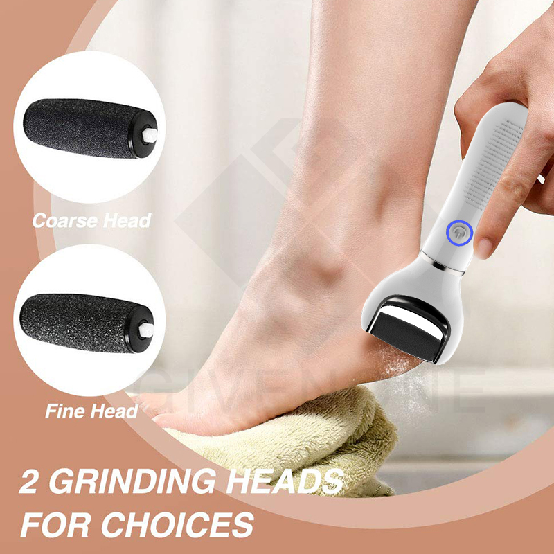 Electric Foot File Pedicure Tools Three-Speed Adjustment USB Pedicure Machine Dead Skin Callus Remover Portable Foot Care Tool