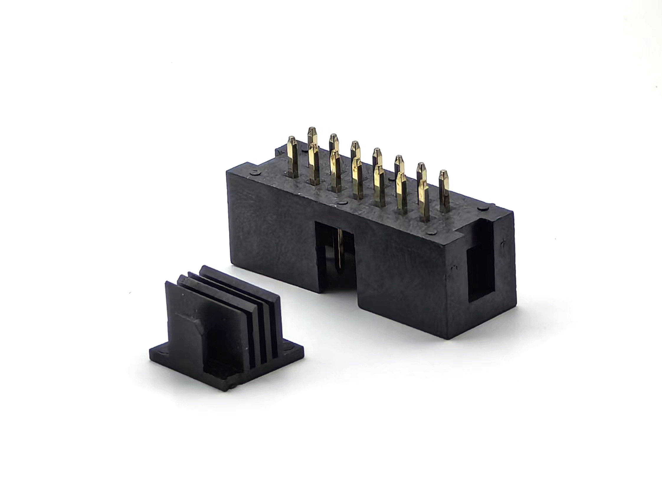2.54mm  Pitch Box header Connector Dual Row Straight H8.8 2*7P