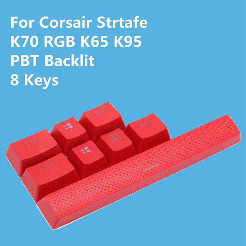 PBT Keycaps for Corsair K65 K70 K95 for Logitech G710+ Mechanical Gaming Keyboard, Backlit Key Caps for Cherry MX
