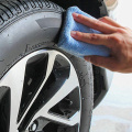 Car Wash U-Shape Tire Wax Polishing Compound Sponge ARC Edge Sponge Tyre Brush Car Cleaning Sponge Products for Car Accessories