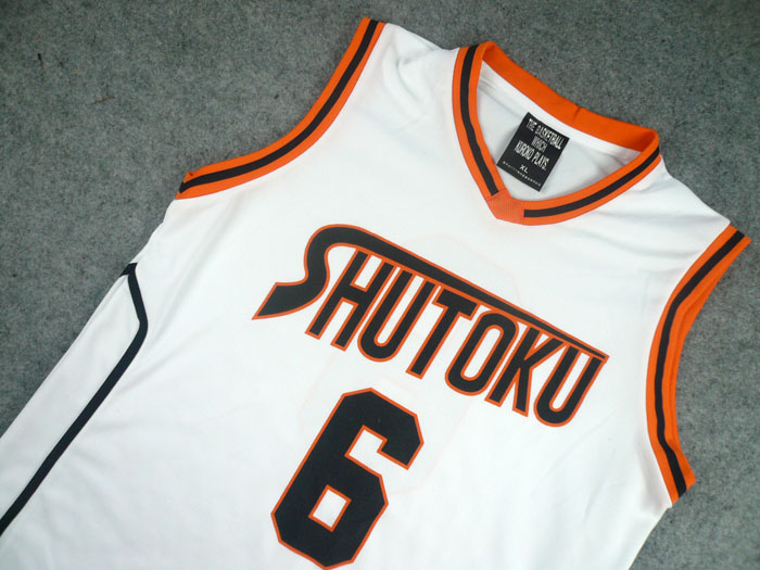 Anime Kuroko no Basuke Basket Cosplay Shutoku School Uniforms Midorima Shintaro Men Jersey Sportswear T-shirt Shorts Set