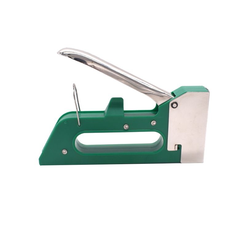 HOT-Manual Heavy Duty Hand Nail Furniture Stapler for Wood Door Upholstery Tacker Tools