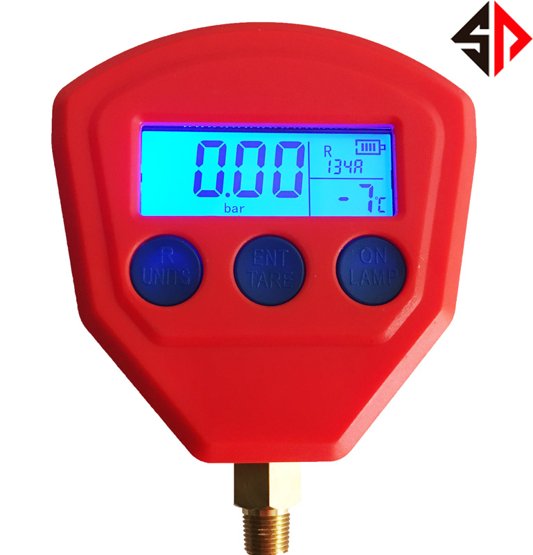 Free Shipping SP High and Low Refrigeration Air Conditioning Manifold Gauge Maintenence Tools R22 R410 R407C R404A R134A