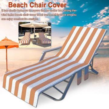 Outdoor Garden Beach Lounge Chair Cover Sunbathing 2 Pockets Hotel Vacation for Leisure Chairs Swimming Pool Chairs Cover