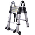 2.5M+2.5M Portable Aluminum AlloyTelescopic Ladder With Joint Multipurpose Retractable Straight Ladder Adjustable Ladder